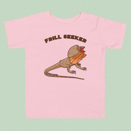 Frill-Seeker Toddler T-Shirt Frill-Necked Lizard Design