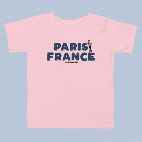 Paris France Kids T-Shirt with mime