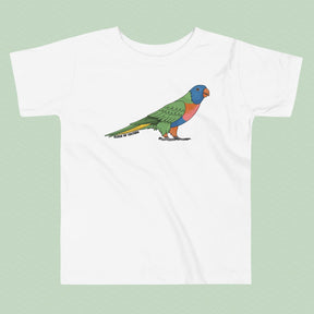 Rainbow Lorikeet T-Shirt Kids Size 2-5 years