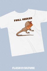 Frill-Seeker Toddler T-Shirt Frill-Necked Lizard Design