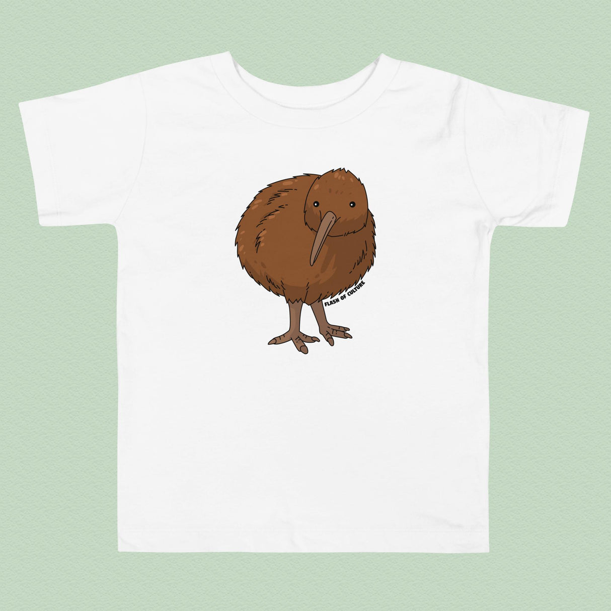 Kiwi Bird Toddler T-Shirt | New Zealand Wildlife Design for Little Adventurers