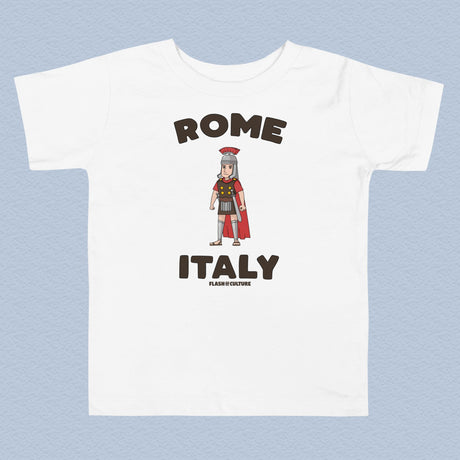 Rome Italy Kids Tshirt with Gladiator