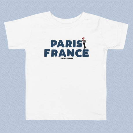 Paris France Kids T-Shirt with mime