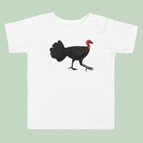 Australian Bush Turkey T-Shirt Kids Size 2-5 years