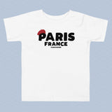 Paris France Beret T-Shirt Kids Unisex