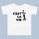 C'est La Vie T-Shirt Kids, French Tshirts Size 2-5 years