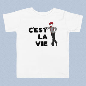 C'est La Vie T-Shirt Kids, French Tshirts Size 2-5 years