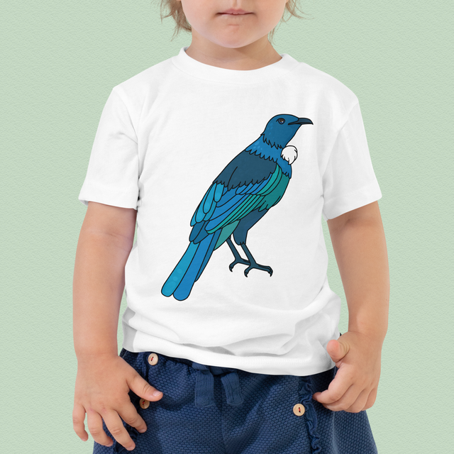 New Zealand Tui Bird Toddler T-Shirt