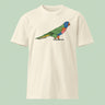 Rainbow Lorikeet T-Shirt, Adult Unisex Tee, Australian Bird Design, Nature-Inspired Gift