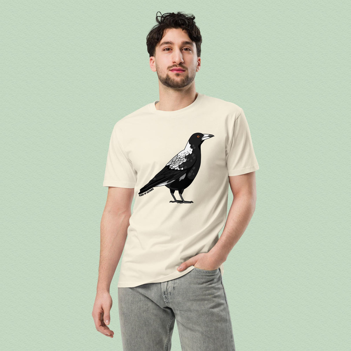 Australian Magpie Unisex T-Shirt – Iconic and Relaxed