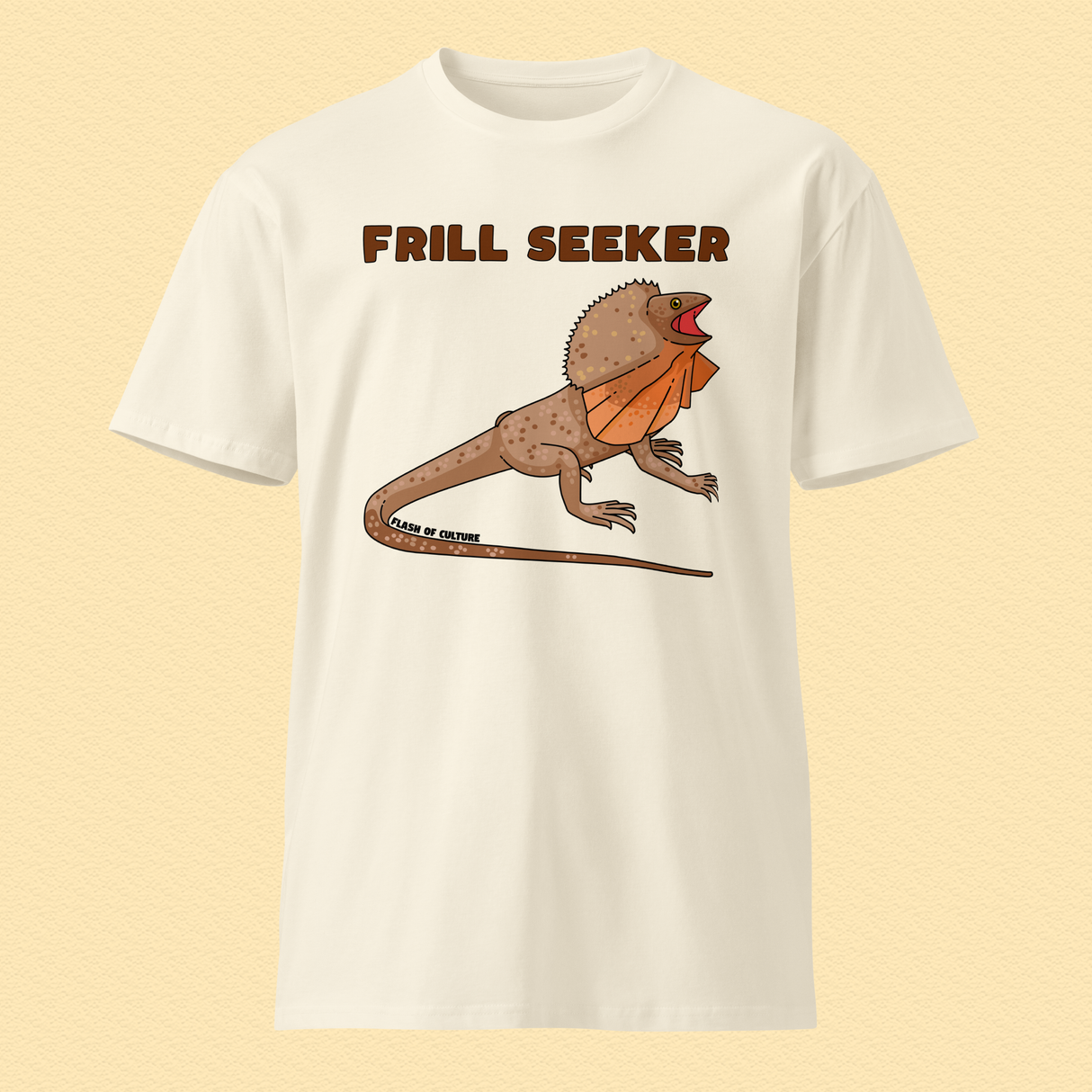 Frill-Necked Lizard Frill Seeker T-Shirt Unisex Adult Graphic Tee