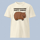 Wombat Underground Party Animal T-Shirt Adult