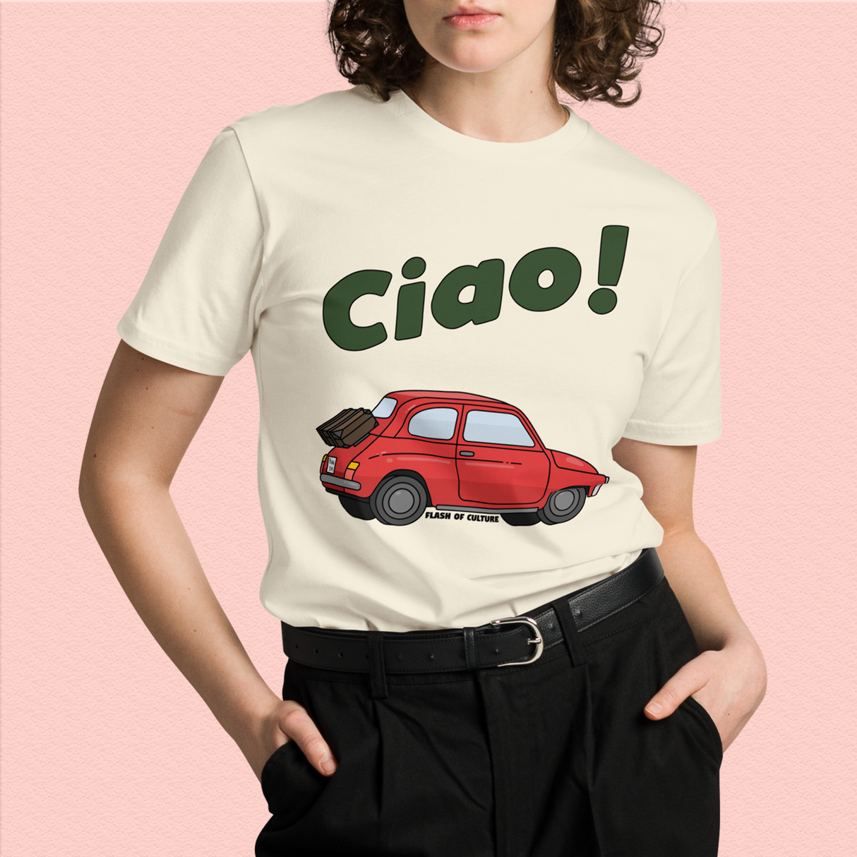 Italian Fiat Ciao! T-Shirt Adults