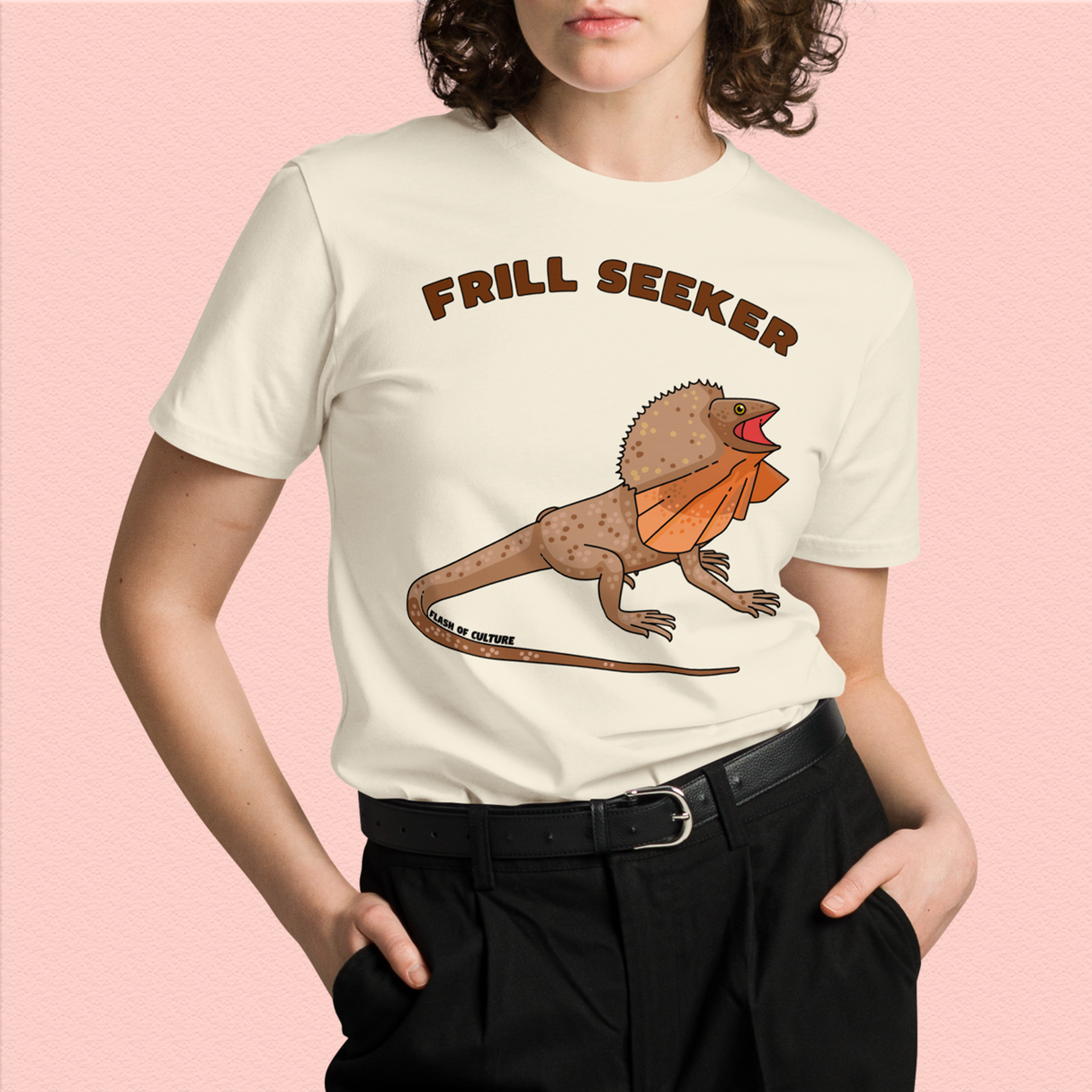 Frill-Necked Lizard Frill Seeker T-Shirt Adult Unisex