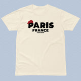 Paris France Beret Unisex Adult T-Shirt