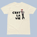 C'est La Vie Mime, French T-Shirt Adult Unisex