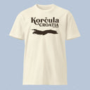 Korcula Croatia Island Map T-Shirt Adult Unisex