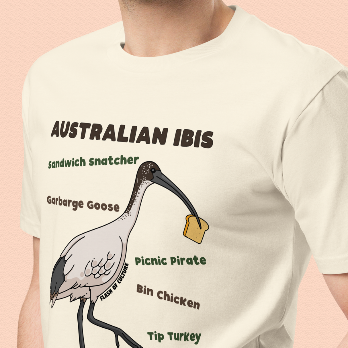 Australian Ibis Bin Chicken Nicknames T-Shirt Adults