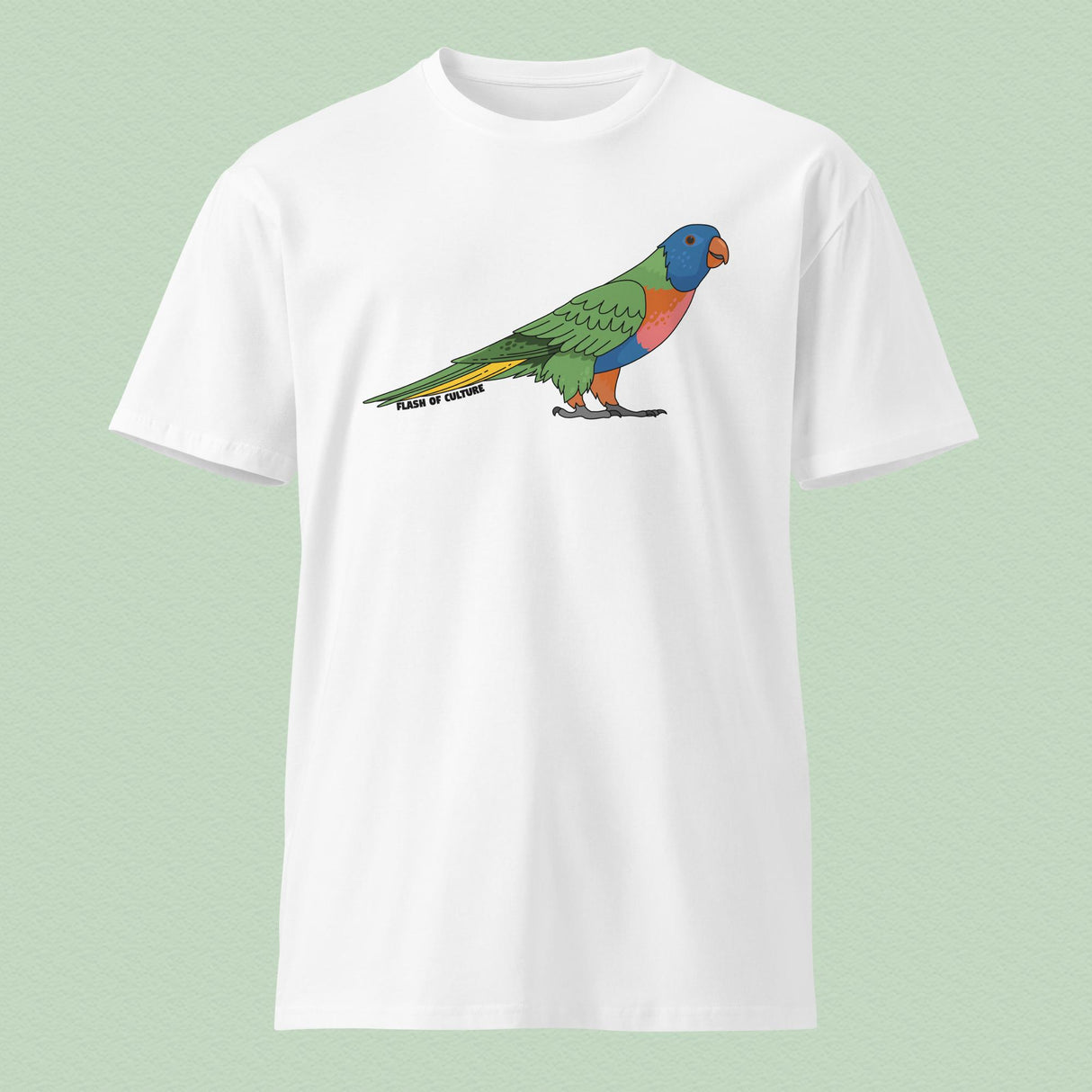 Rainbow Lorikeet T-Shirt, Adult Unisex Tee, Australian Bird Design, Nature-Inspired Gift