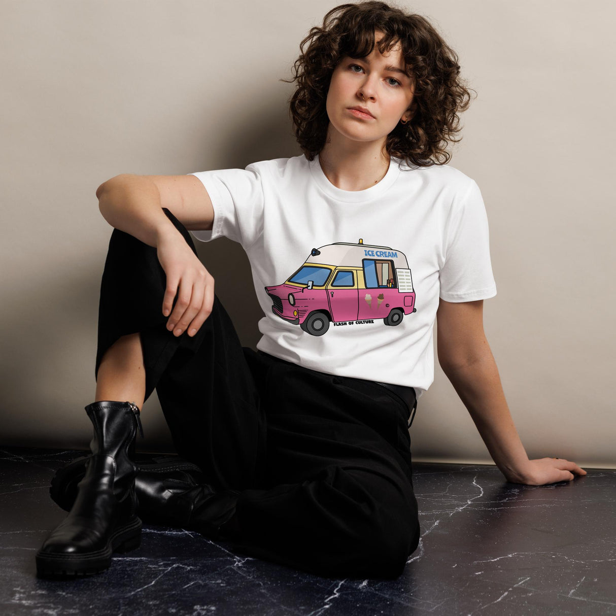 Mr Whippy Ice Cream Van Unisex T-Shirt – Sweet Nostalgia