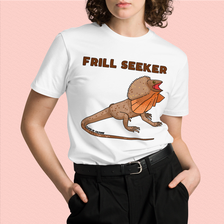 Frill-Necked Lizard Frill Seeker T-Shirt Unisex Adult Graphic Tee