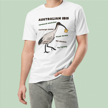 Australian Ibis Bin Chicken Nicknames T-Shirt Adults