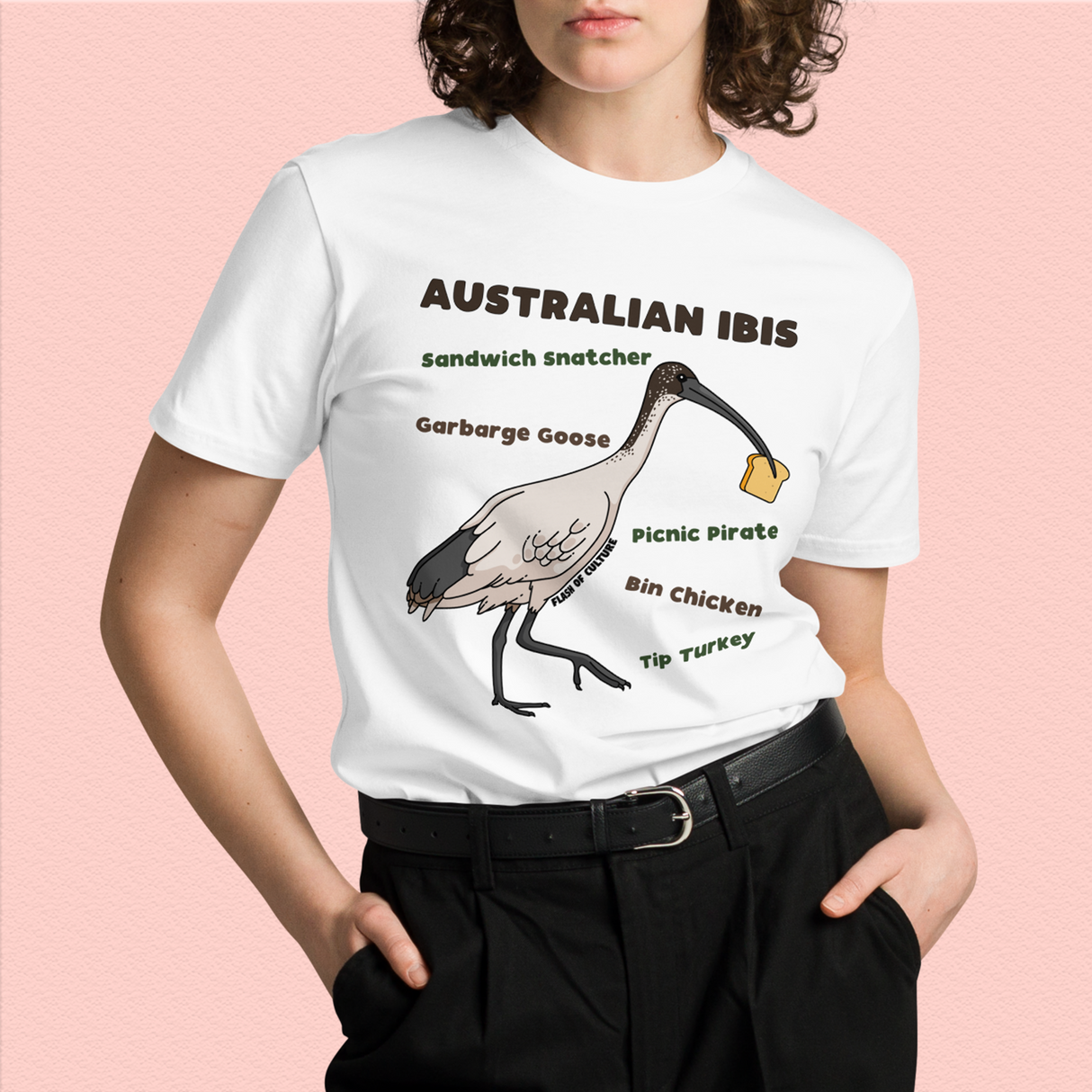 Australian Ibis Bin Chicken Nicknames T-Shirt Adults