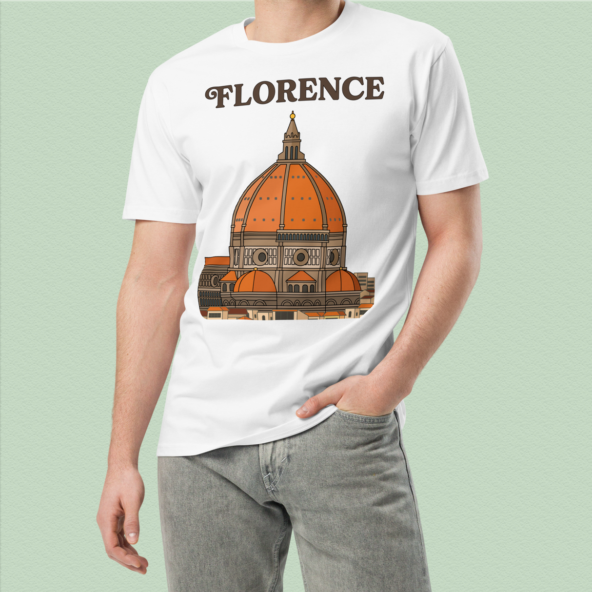 Florence Italy Premium Adults T-Shirt