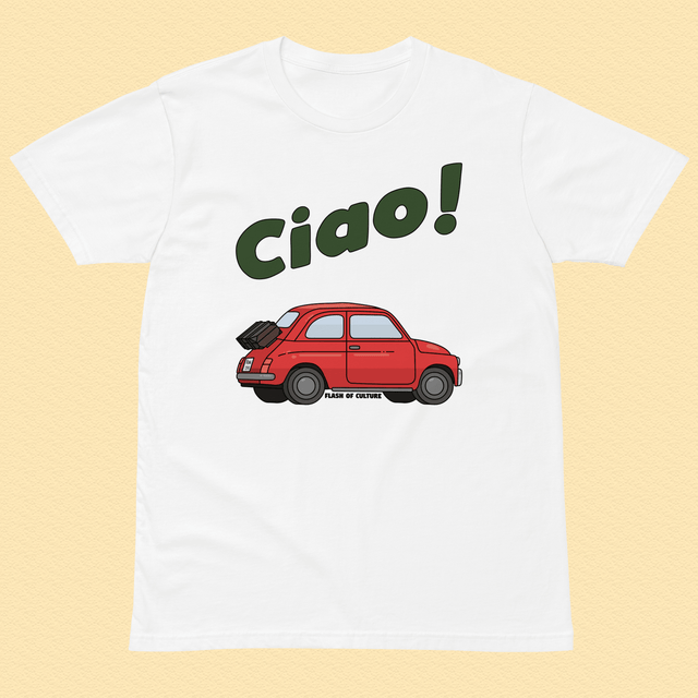 Italian Fiat Ciao! T-Shirt Adult Unisex