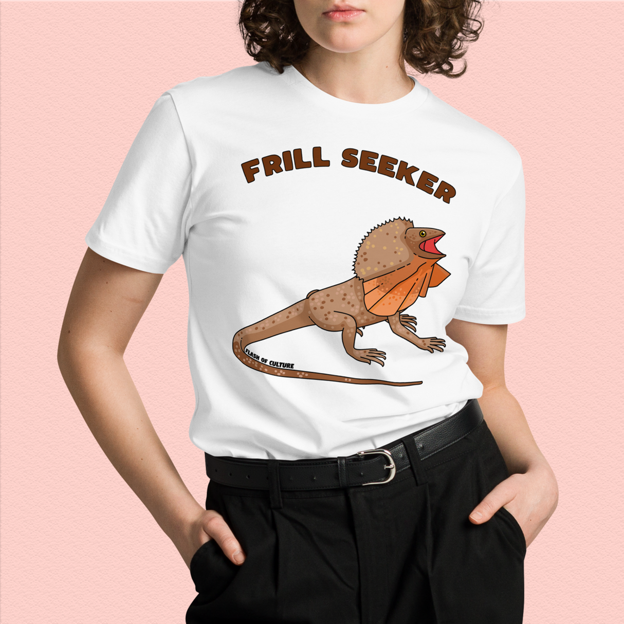 Frill-Necked Lizard Frill Seeker T-Shirt Adult Unisex