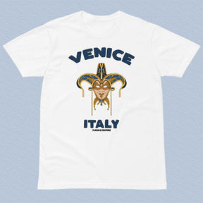 Venice Italy Mask T-Shirt Adult Unisex