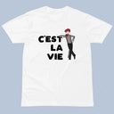 C'est La Vie Mime, French T-Shirt Adult Unisex