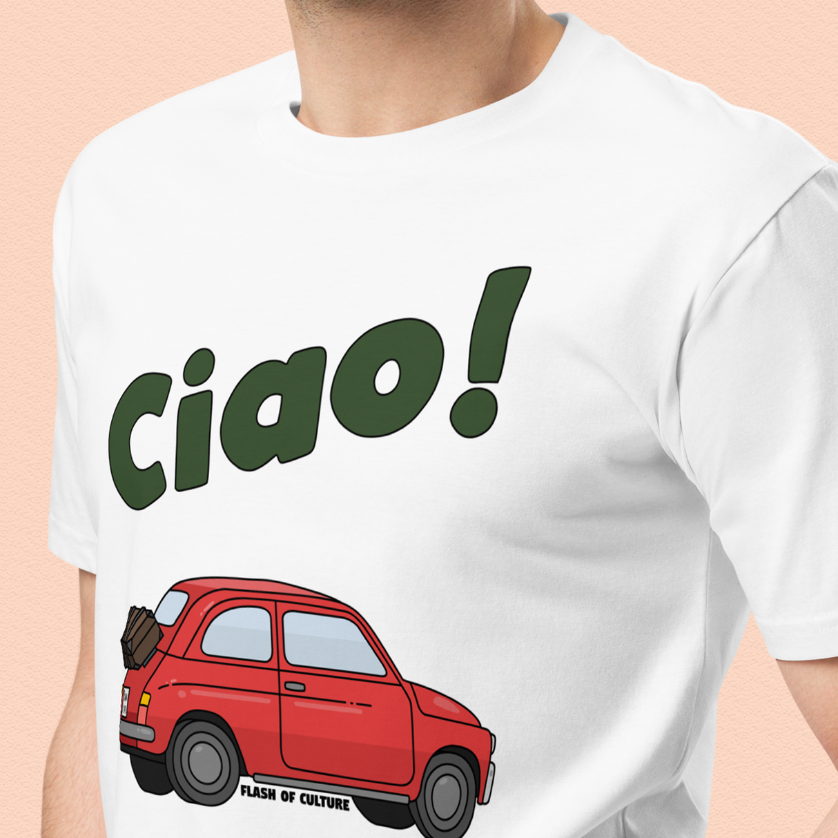 Italian Fiat Ciao! T-Shirt Adults