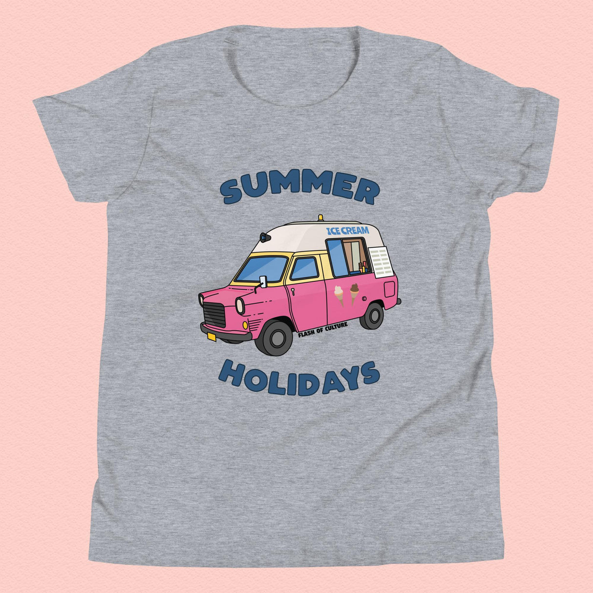 Summer Holidays Ice Cream Van Kids T-Shirt