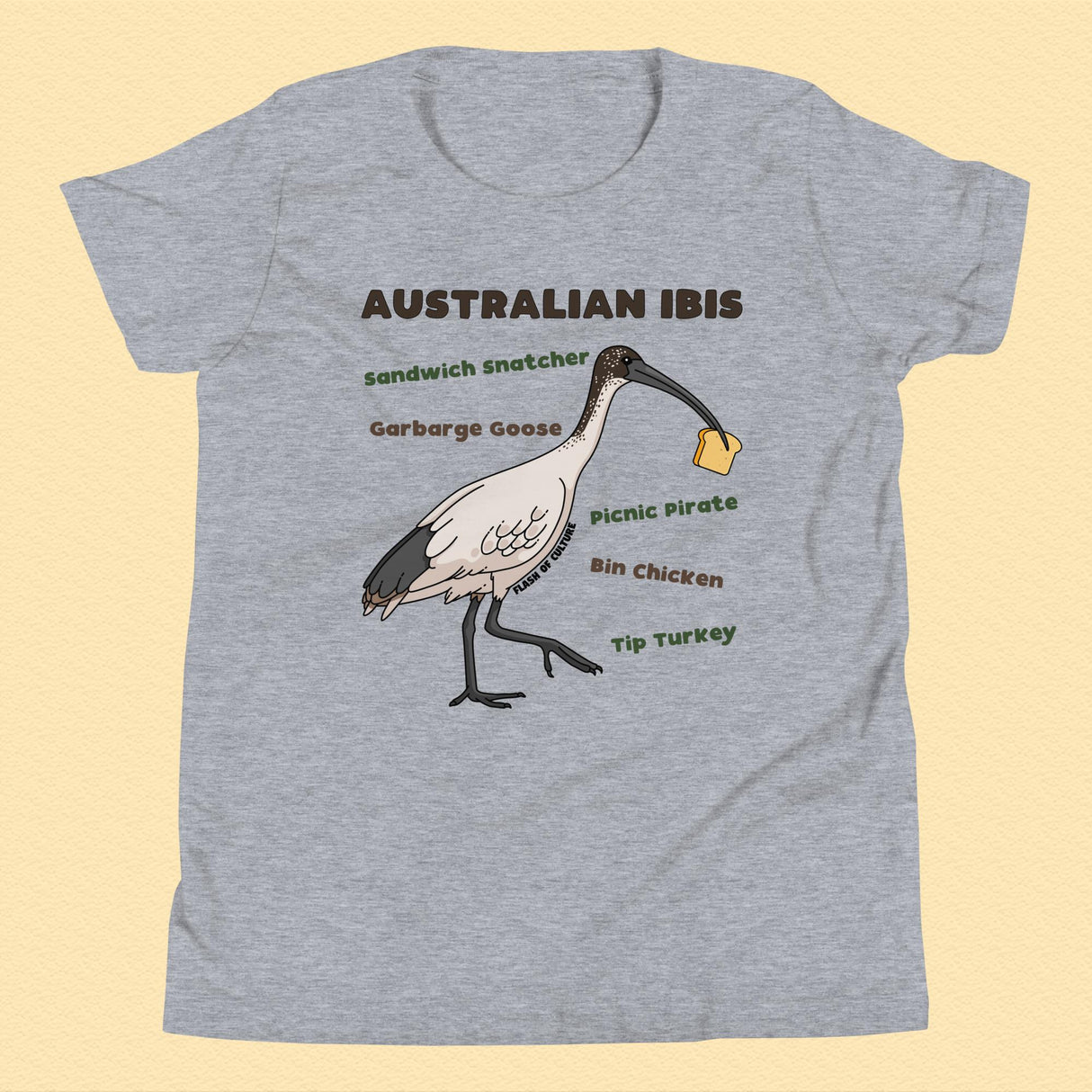 Australian Ibis Bin Chicken T-Shirt for Kids