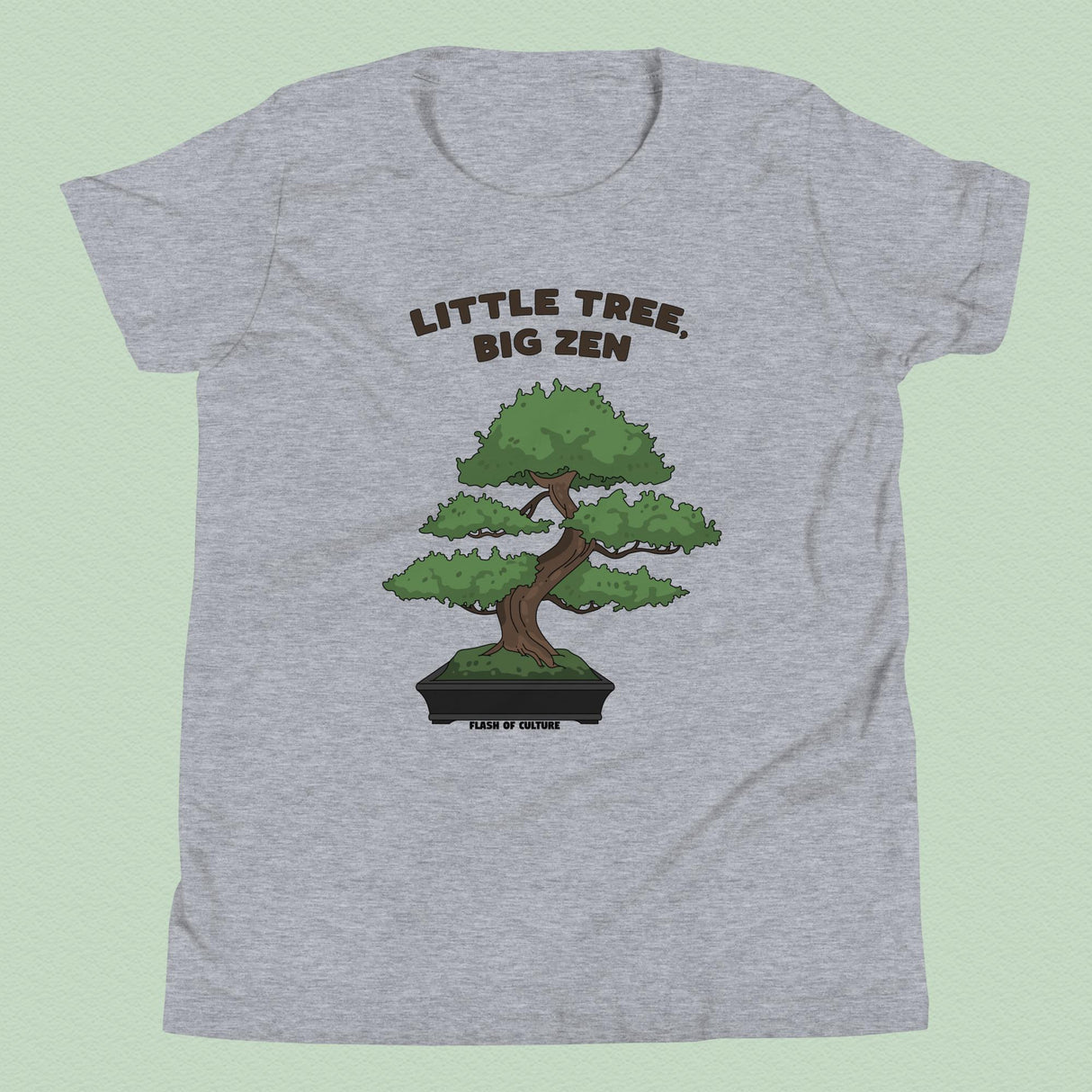 "Small Tree, Big Zen" Kids' Bonsai T-Shirt