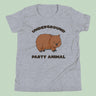 Underground Party Animal Wombat Kids T-Shirt