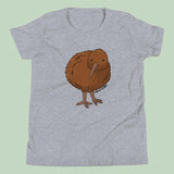 Kids' Kiwi Bird T-Shirt, New Zealand Wildlife Tee, Soft Cotton Kids Shirt