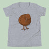 Kids' Kiwi Bird T-Shirt, New Zealand Wildlife Tee, Soft Cotton Kids Shirt