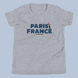 Paris France Kids T-Shirt with mime