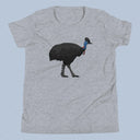 Australian Cassowary T-Shirt Kids Youth Size 6+ years