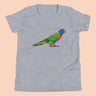 Australian Rainbow Lorikeet Kids T-shirt Ages 6+