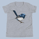 Superb Fairy Wren T-Shirt Kids Youth Size 6+ years