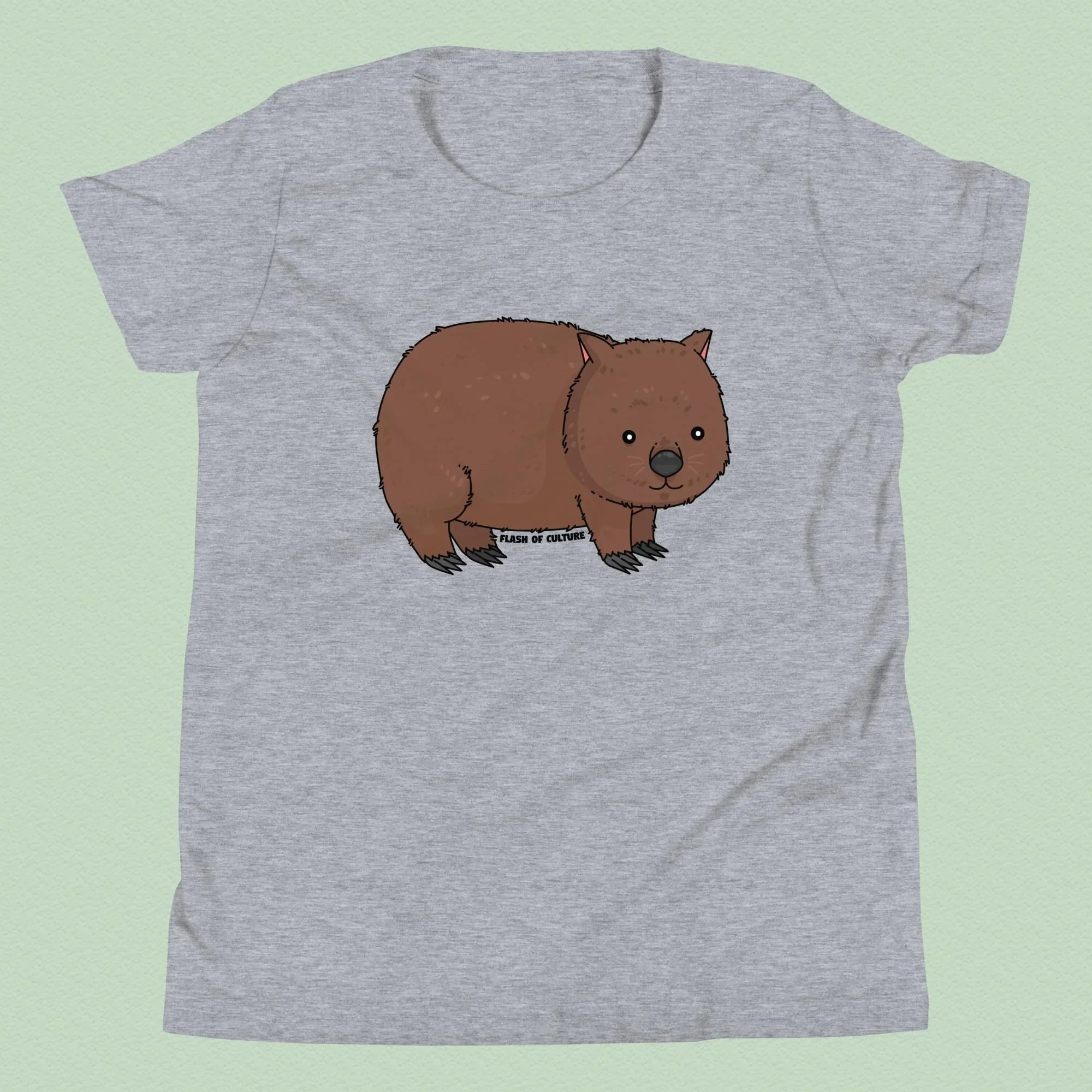 Australian Wombat T-Shirt Kids Youth Size 6+ years – Flash of Culture