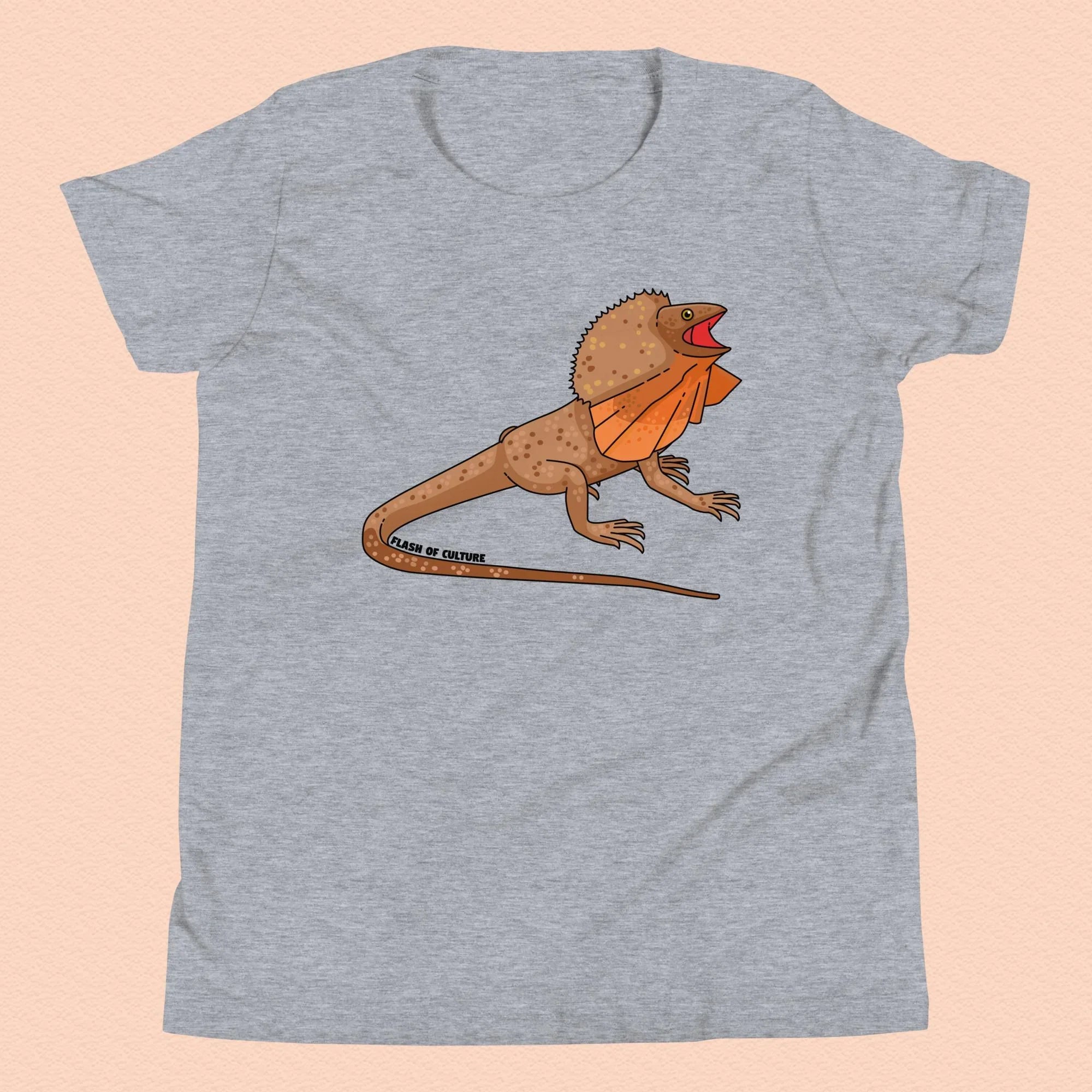 Frilled-Neck Lizard T-Shirt Kids Youth Size 6+ years – Flash of