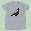 Australian Magpie T-Shirt Kids Youth Size 6+ years
