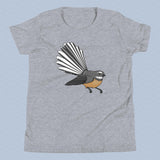 New Zealand Fantail Bird T-Shirt Kids