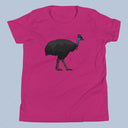 Australian Cassowary T-Shirt Kids Youth Size 6+ years