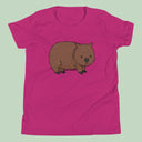 Australian Wombat T-Shirt Kids Youth Size 6+ years