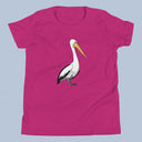 Australian Pelican Kids T-Shirt Kids Youth Size 6+ years
